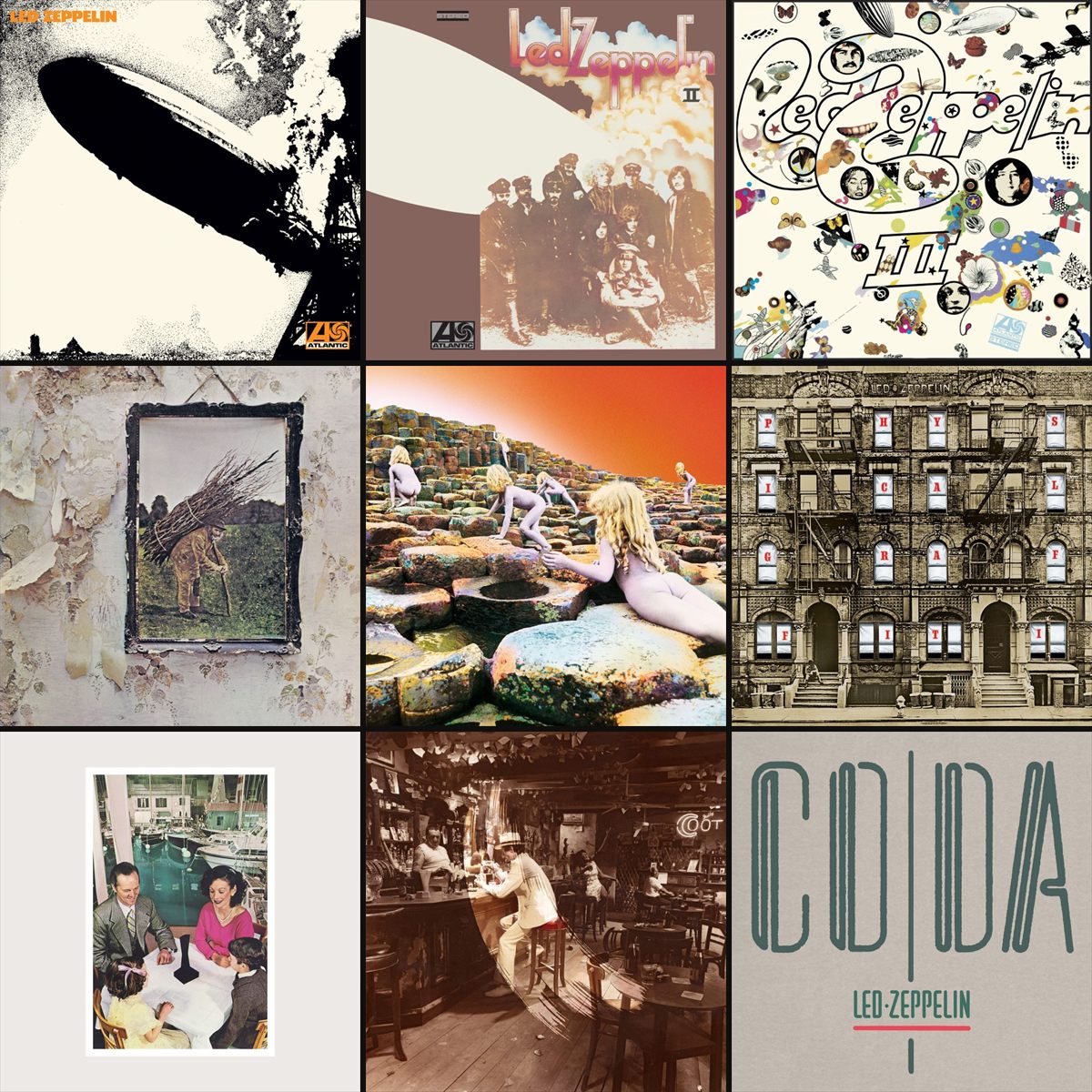 Led Zeppelin, The studio albums (remastered)